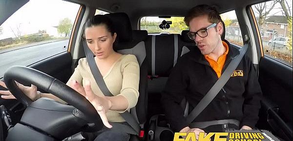  Fake Driving School Worst Driver Ever Get Fucked in the Car